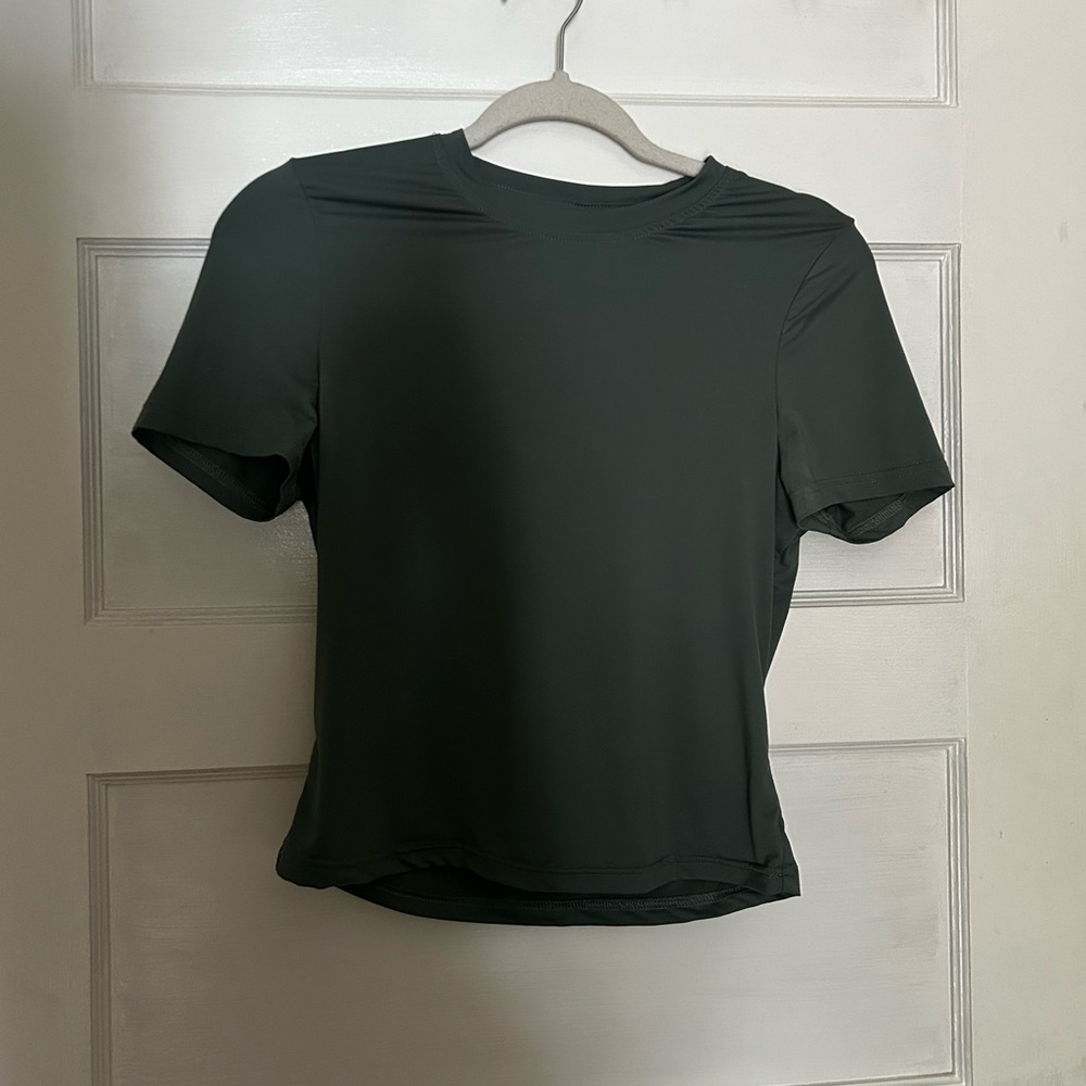 Green spandex shirt size large